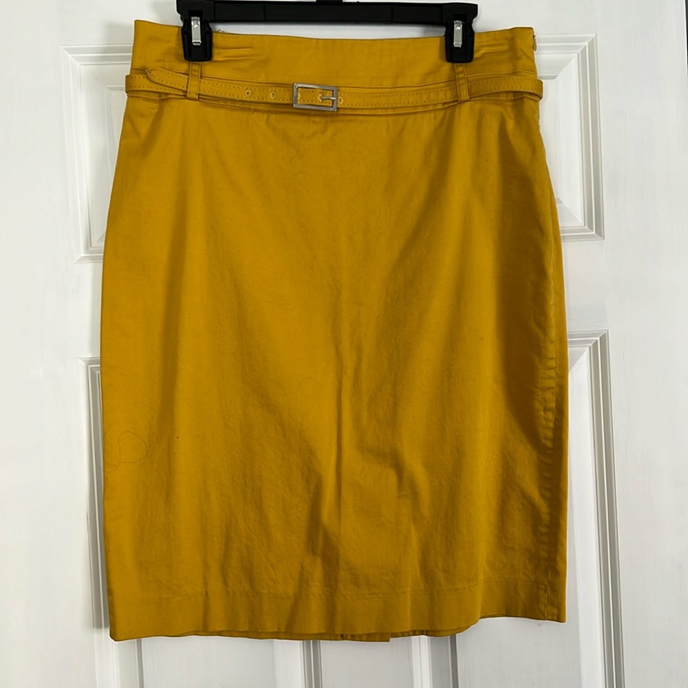 Yellow Pencil Skirt